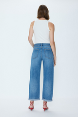 Lavender Donny Rolled Hem Boyfriend Jean | Heartfelt Jeans