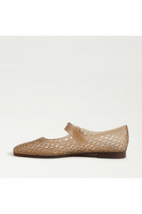 Lavender Michaela Jelly Mary Jane Flat |  Transparent Brown Jelly Sandal