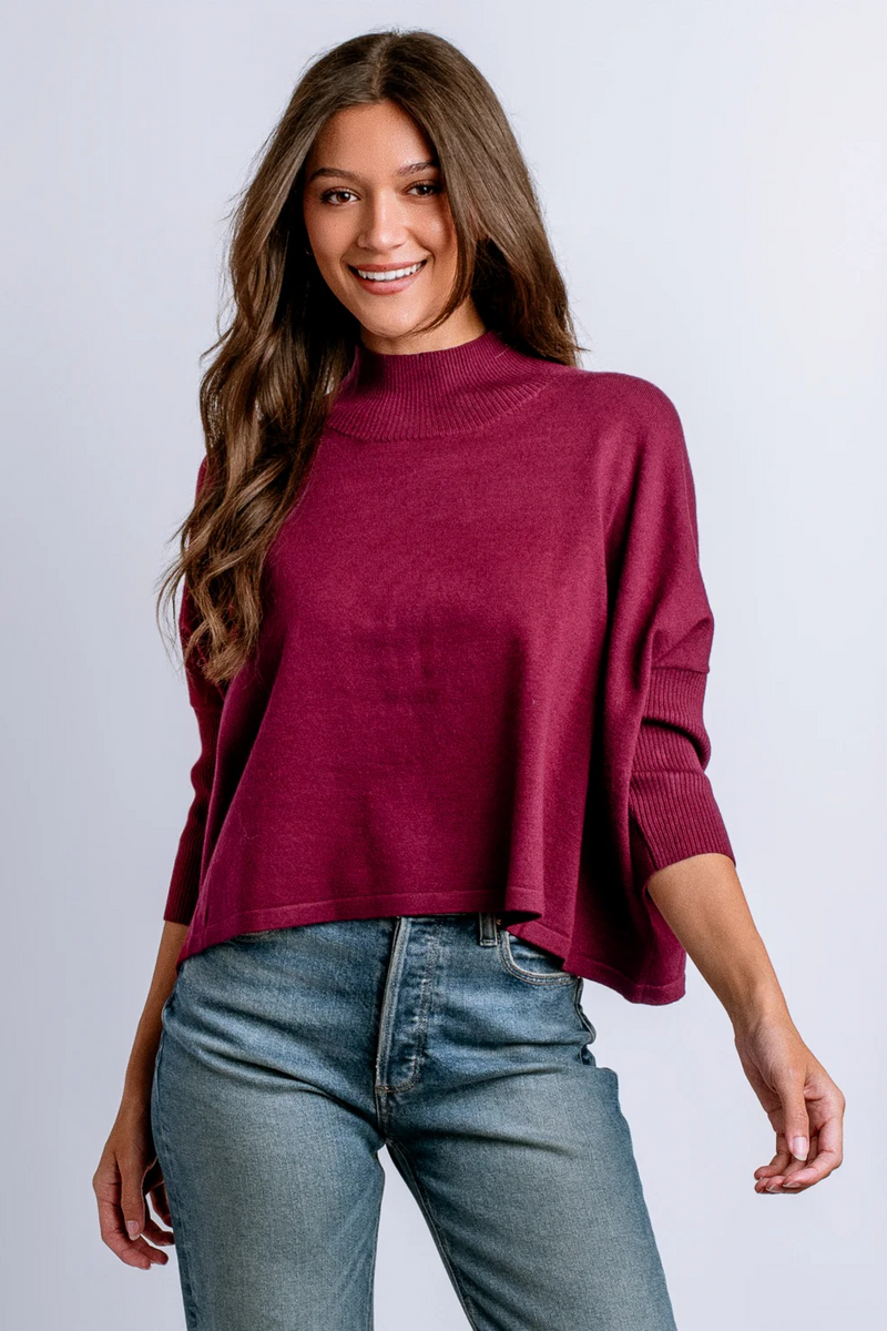 Light Gray Aja Ortho Solid Sweater Sweater
