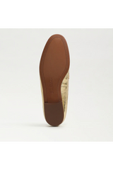 Lavender Louella Mule | Amber Gold Leather Shoe
