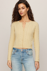 Wheat Cera Long Sleeve Cardigan Cardigan