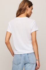 Lavender Tourist Knit Jersey Tee T Shirt