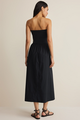 Light Gray Sunsought Strapless Midi Dress Midi Dress