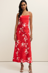 Antique White Alyse Darya Floral Maxi Dress Maxi Dress