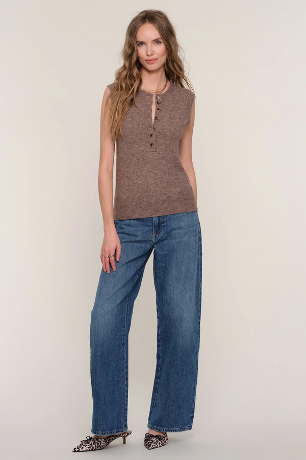 Light Gray Bianca Top Top