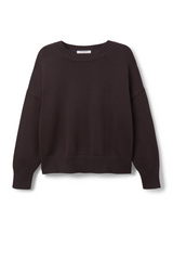 Dark Slate Gray Janet Cotton Crewneck Sweater Sweater