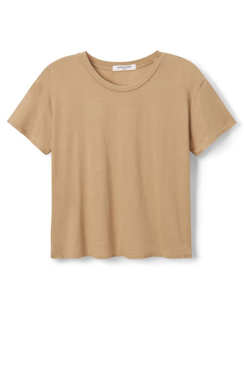 Rosy Brown Harley Boxy Crew Tee T Shirt