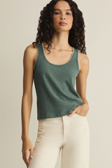 Antique White Julian Crochet Tank Tank Top
