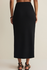 Black Ainslie Midi Skirt Midi Skirt