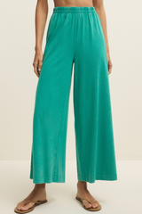 Dark Cyan Scout Jersey Flare Pant Pant