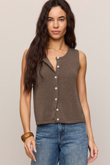 Syd Linen Knit Tank Vest