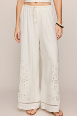 Light Gray Sid Embroidered Woven Pant Pant