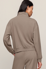 Rosy Brown Gate Check Sweatshirt Sweatshirt
