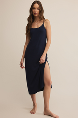 Gray Classique Rib Dress ZLD253997