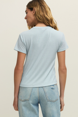 Antique White Tourist Knit Jersey Tee T Shirt