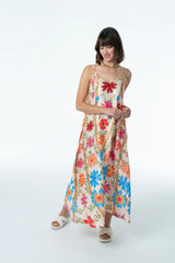 White Smoke Camille Slip Dress Maxi Dress