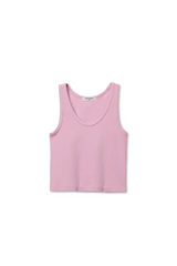 Gray Blondie Ribbed Tank Tank