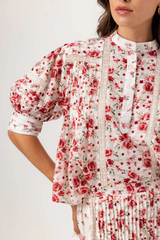 Lavender Havara Top in Rosebud Top