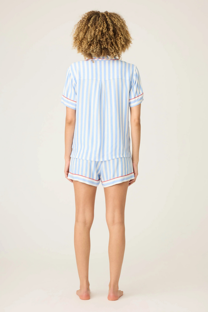 Antique White Lady Lucky Striped PJ Short Set PJ Set
