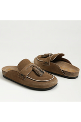Lavender Astrid Mule | Terra Toffee Suede Loafer