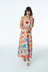 White Smoke Camille Slip Dress Maxi Dress