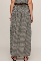 Dim Gray Brooke Gingham Maxi Skirt Maxi Skirt