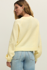 Antique White Coming Up Sweater Sweater