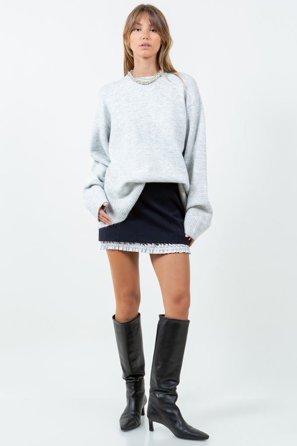 Lavender Constance Crush Mini Skirt Mini Skirt