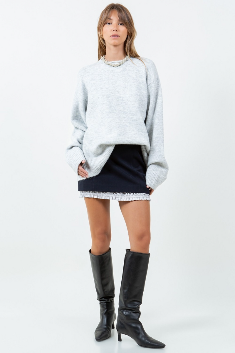 Lavender Constance Crush Mini Skirt Mini Skirt