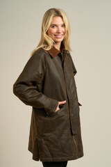 Dark Slate Gray Crisp Weather Waxed Jacket Jacket
