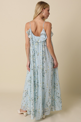 Gray Cala Floral Maxi Dress Maxi Dress