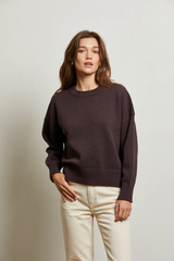 Light Gray Janet Cotton Crewneck Sweater Sweater