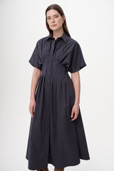 White Smoke Floraine Dress Midi Dress