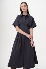 Lavender Floraine Dress Midi Dress
