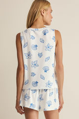 Light Gray Seashore Set PJ Set