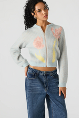 Lavender Jena Sweater Jacket Jacket