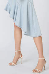 Light Gray Ellis Dress Midi Dress