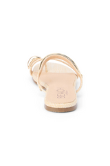 White Smoke Vacay Flat Sandal | Natural Sandal
