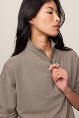 Rosy Brown Gate Check Sweatshirt Sweatshirt