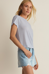 Gray Tourist Knit Jersey Tee T Shirt