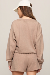 Everyday French Terry V-Neck