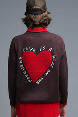 Light Slate Gray Tender Love Knit Sweatshirt Sweatshirt