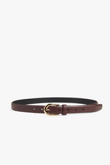White Smoke The Favorite Belt in Burgundy/Gold Belt