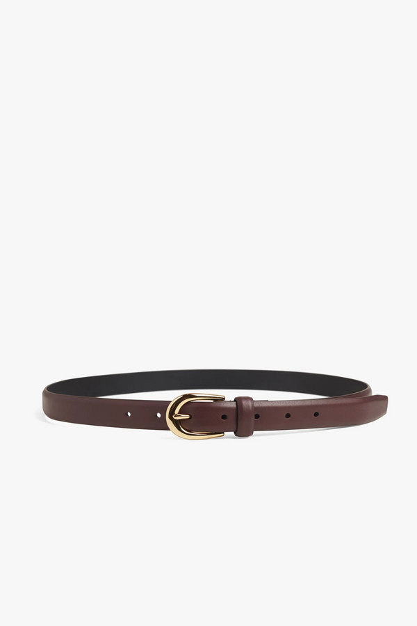 White Smoke The Favorite Belt in Burgundy/Gold Belt