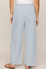 Gray Soft Denim Carpenter Pant Pant