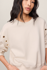 Light Gray Axel Grommet Top Top