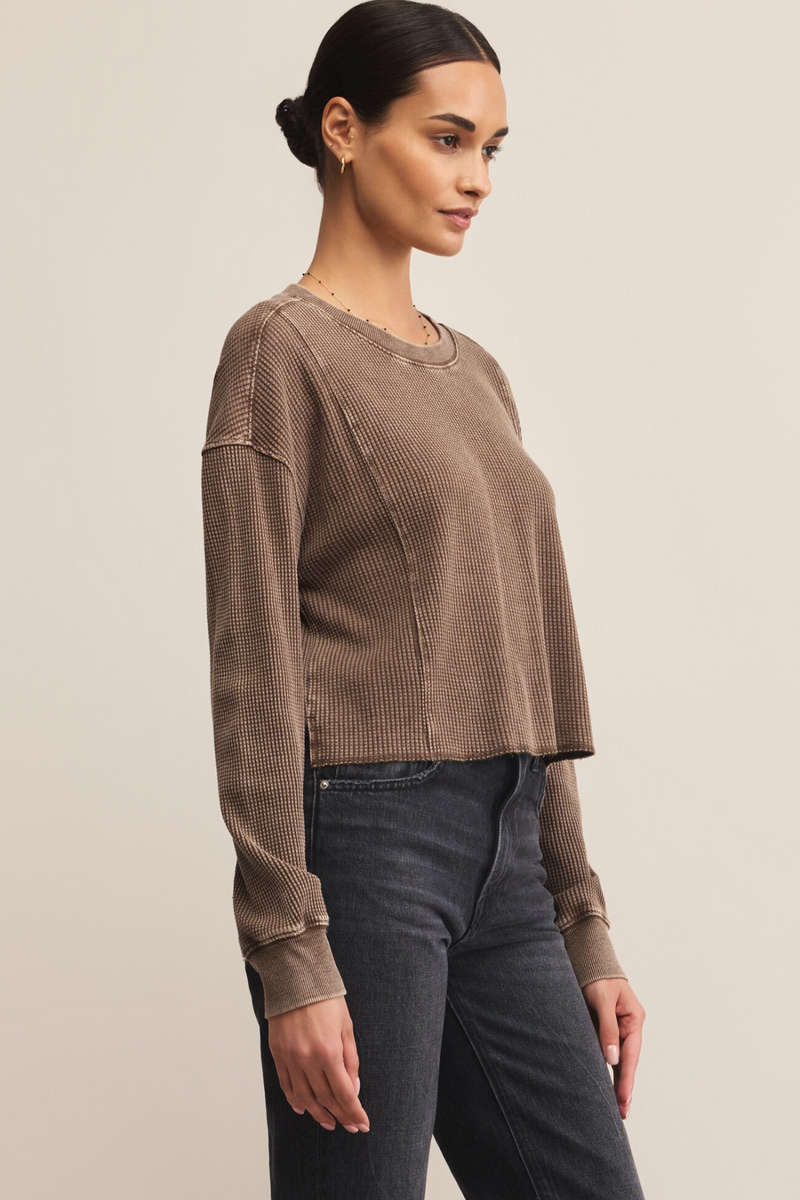 Dark Slate Gray Angel Mini Thermal Top Top