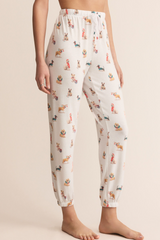 Light Gray Classic Pup Jogger Lounge Pants