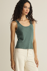 Light Gray Julian Crochet Tank Tank Top