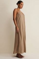 Light Gray Sandcomber Midi Dress Midi Dress